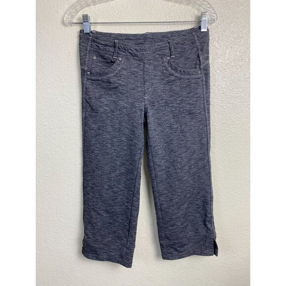 Kuhl Gray Mova Stretch Capri Straight Leg Pants Women size 6 Nylon Blend Outdoor - Picture 1 of 15